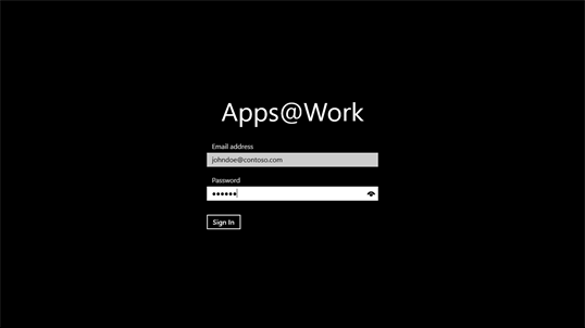 Apps@Work screenshot 1