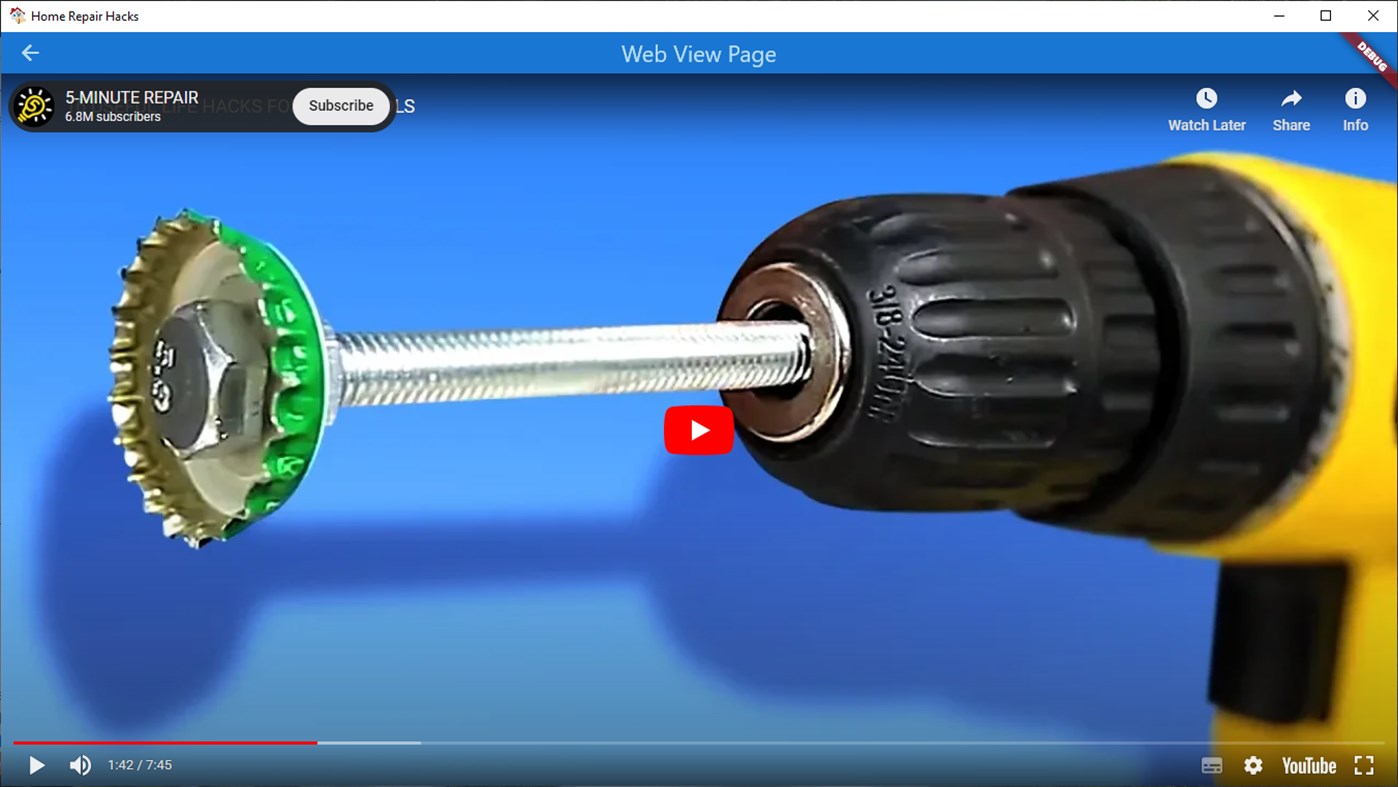 #7. Home Repair Hacks (Windows) Göre: Crafty Crafting Apps