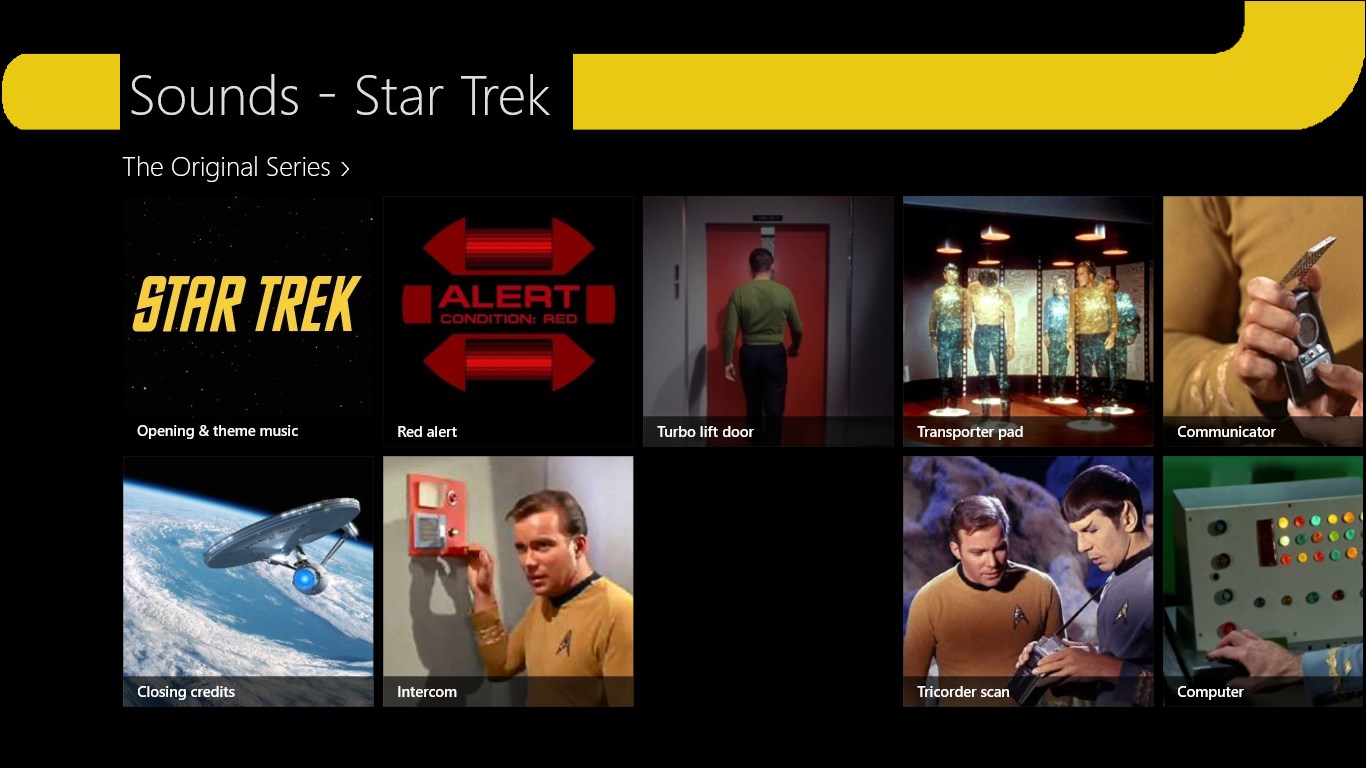 Sounds Star Trek for Windows 10