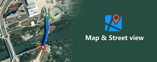 #1 Map & Street view marquee promo image