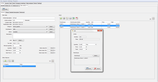 Stock Accounting for Store and Warehouse screenshot 1