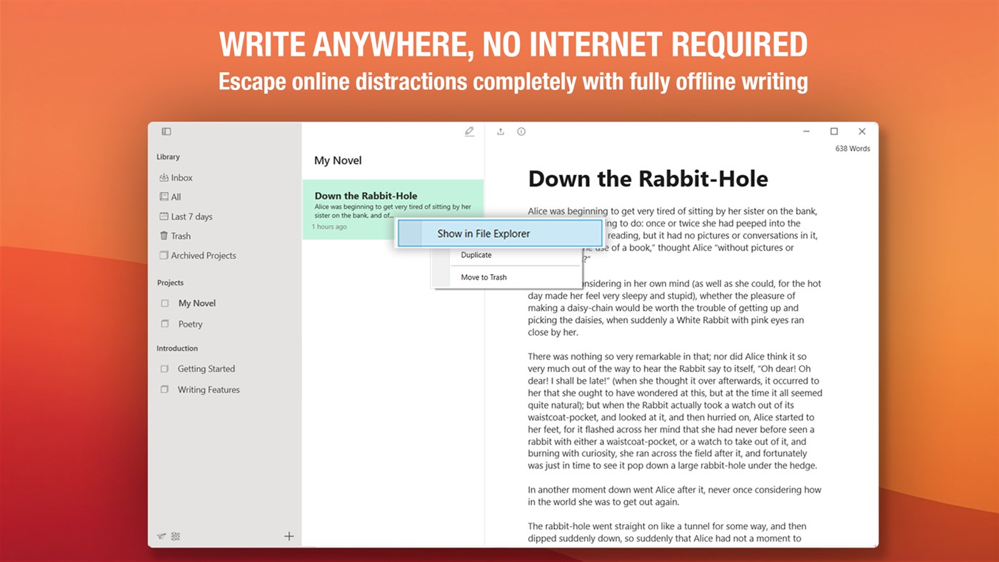 #4. QuillSpace Writing : Essay and Novel Writer (Windows) De: A17Lab