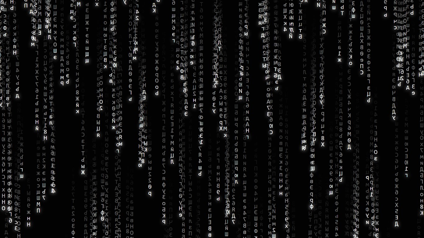 Digital Rain Matrix Screensaver screenshot