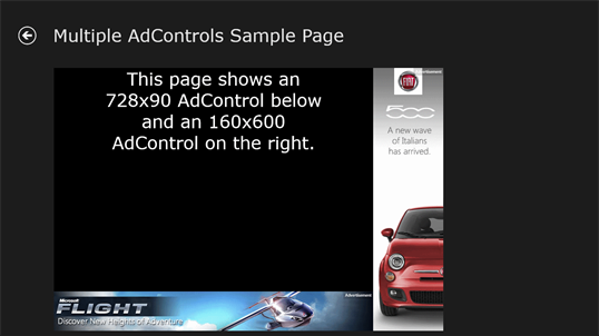 AdControl Config Sample screenshot 3