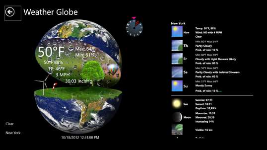 Weather Globe screenshot 3