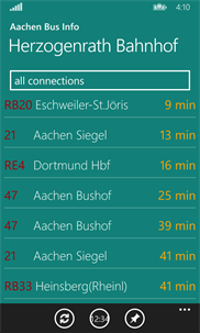 Aachen Bus Info screenshot 4