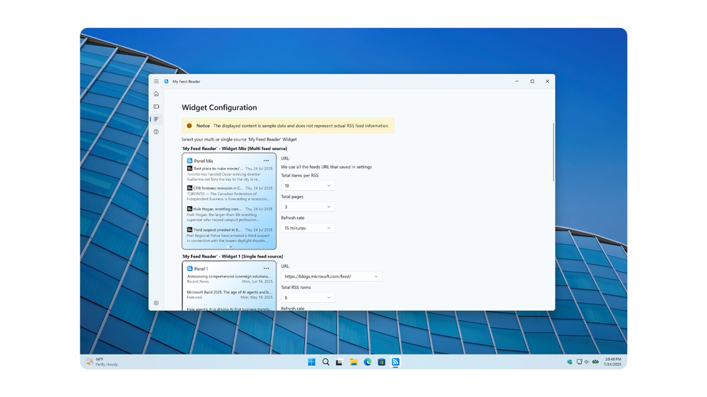 #5. My Feed Reader (Windows) 由: Stefan vd