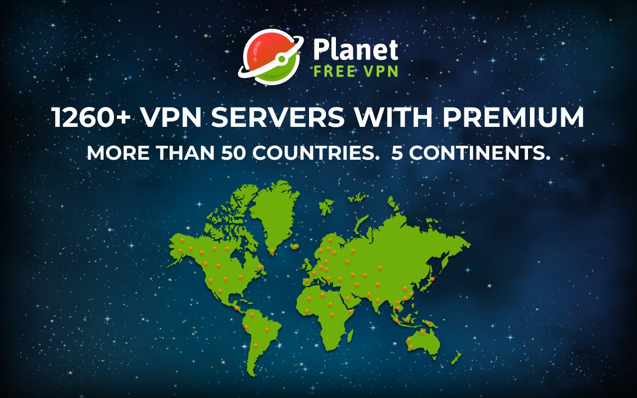 Free VPN Proxy and ad blocker - Planet VPN