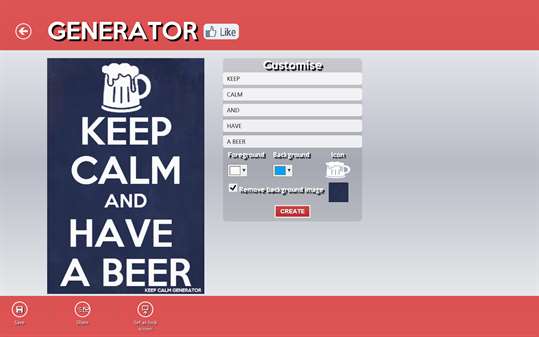 Keep Calm Generator screenshot 3