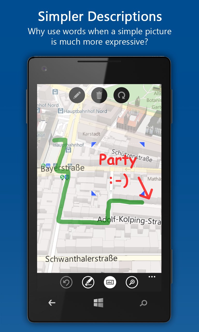 Simpler Descriptions: Why use words when a simple picture is much more expressive?