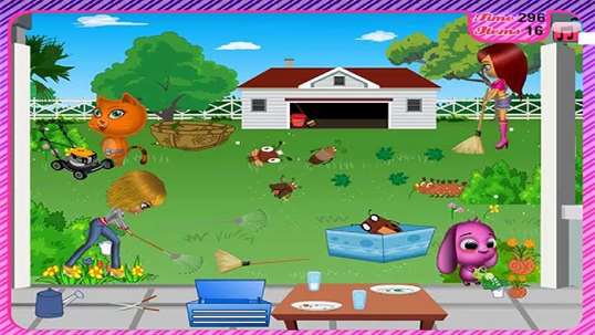 Cutie House Cleaning - Girls Game screenshot 2