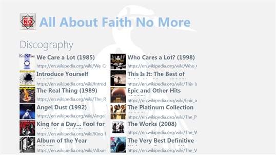 All About Faith No More screenshot 2