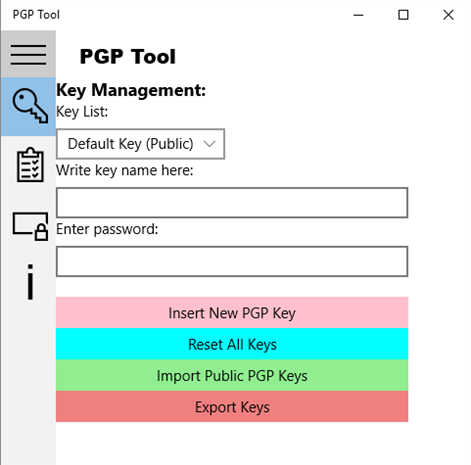 PGP Tool Screenshots 1