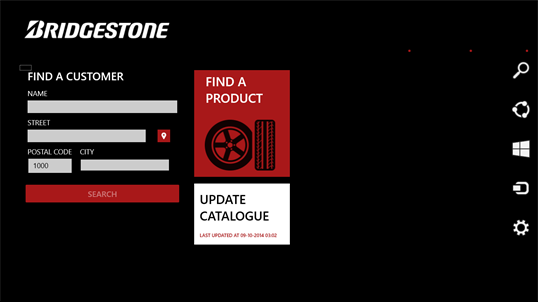 Bridgestone Online Application screenshot 1