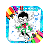 Teen Titans coloring cartoon