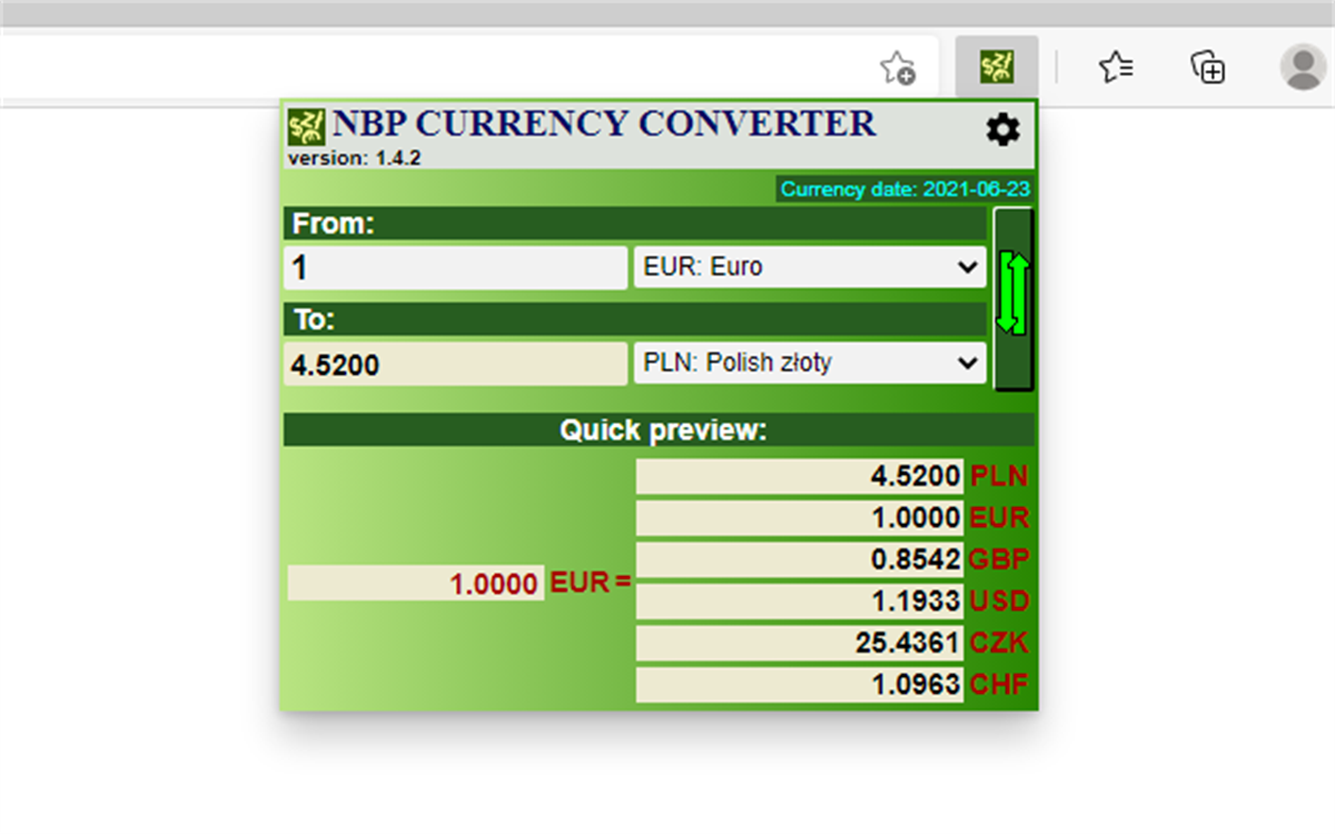 NBP Currency Converter