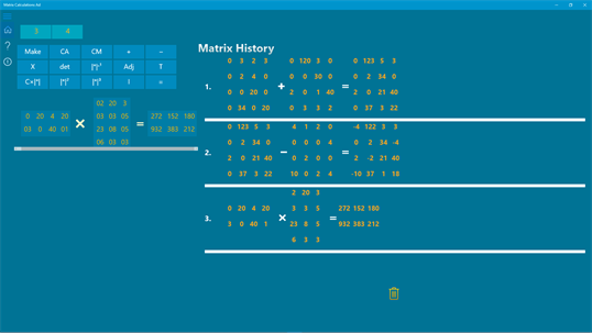 Matrix Calculator for students screenshot 3