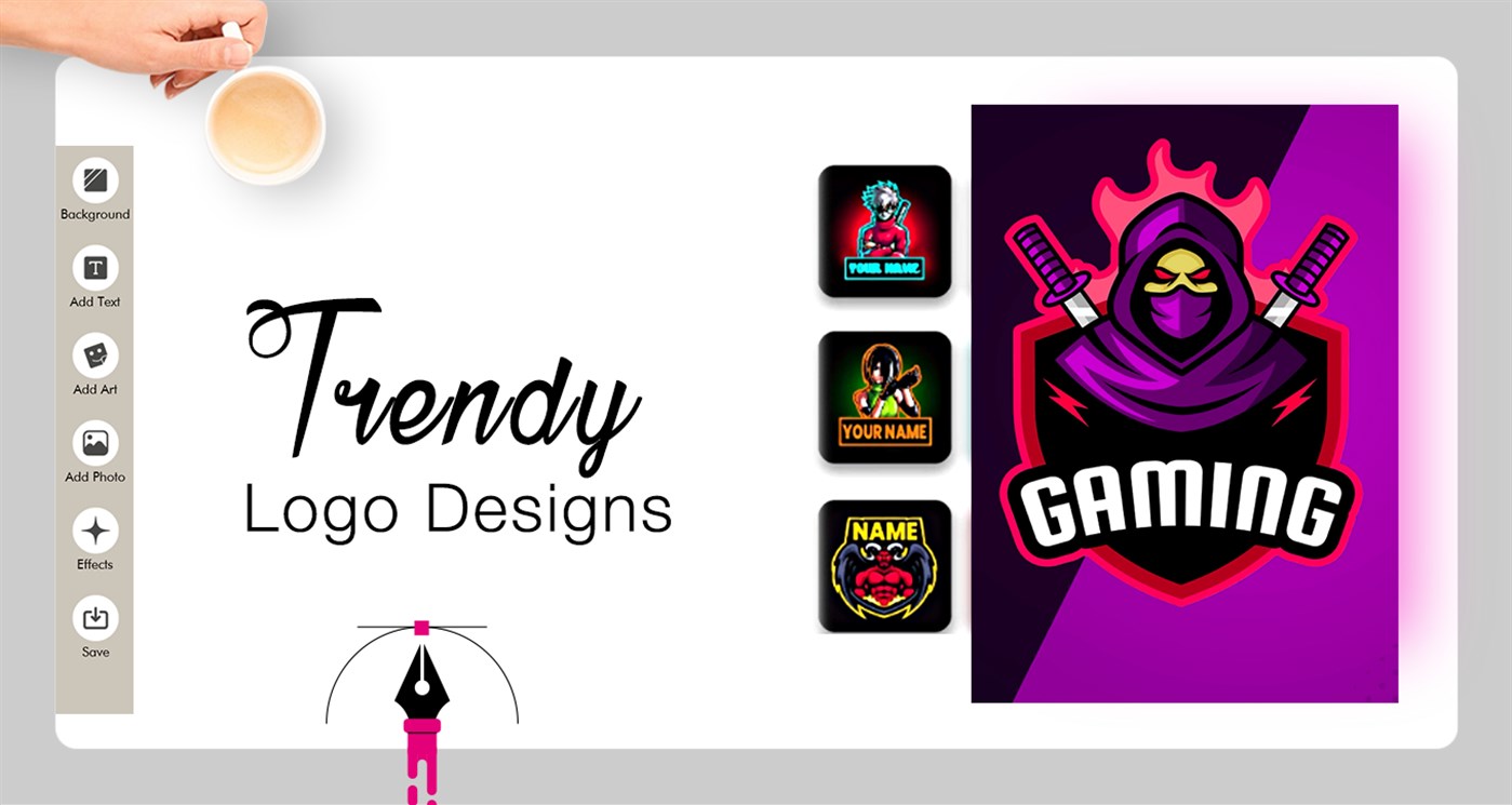 #3. Logo Maker - Graphics Design Creator (Windows) Av: Pinnacle Labs