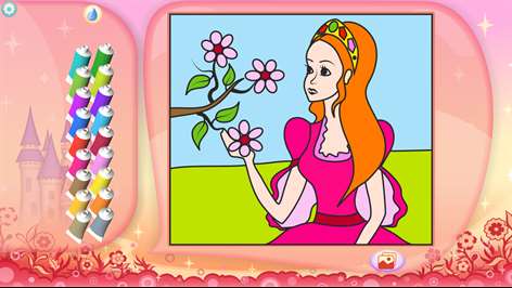 Pretty Princess Coloring Book Snímky obrazovky 2