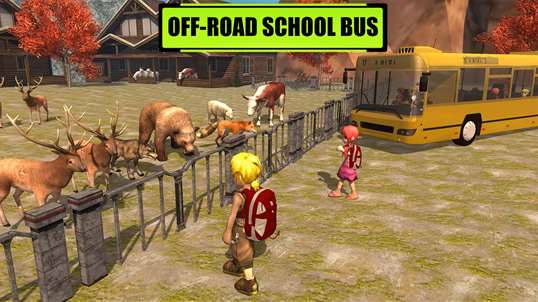 Off-Road School Bus Trip 3d screenshot 2