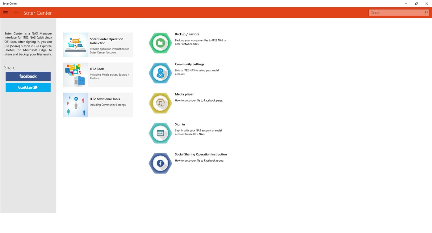 #1. Soter Center (for Linux NAS) (Windows) Göre: 詮力科技股份有限公司
