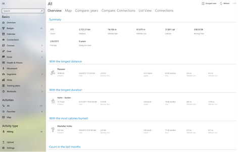 Diary for Garmin Screenshots 1