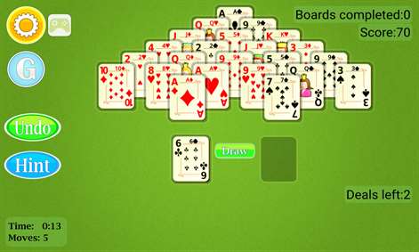 Pyramid Solitaire Mobile Screenshots 2