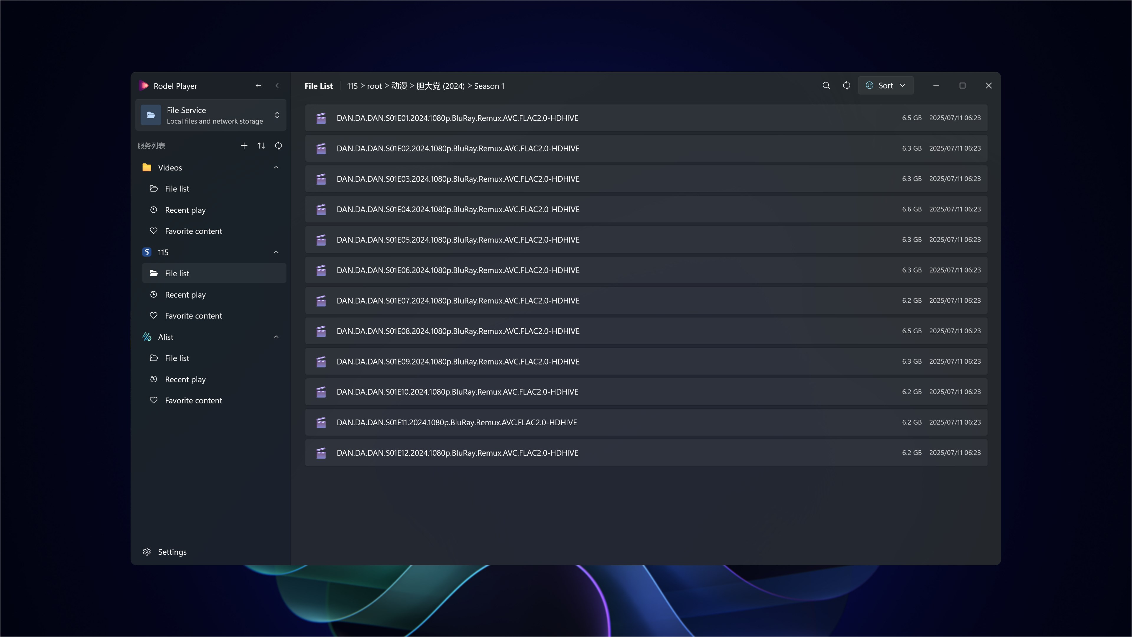 Rodel Player screenshot