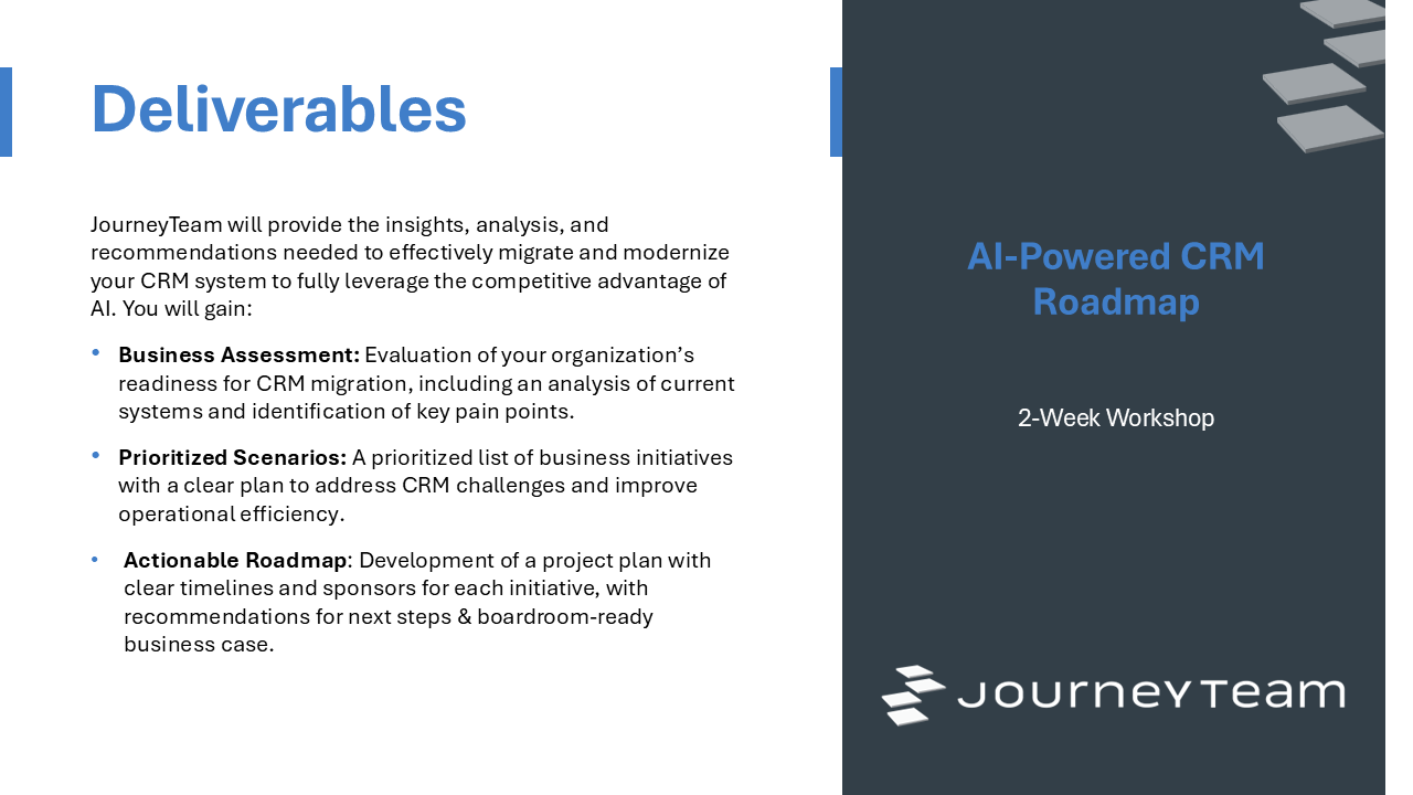 Snapshot 3 of AI-Powered CRM Roadmap: 2-Week Workshop