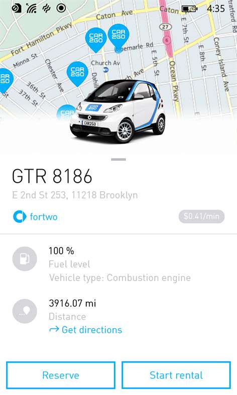 car2go Screenshots 2