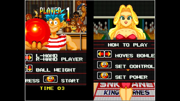 ACA NEOGEO LEAGUE BOWLING — 2