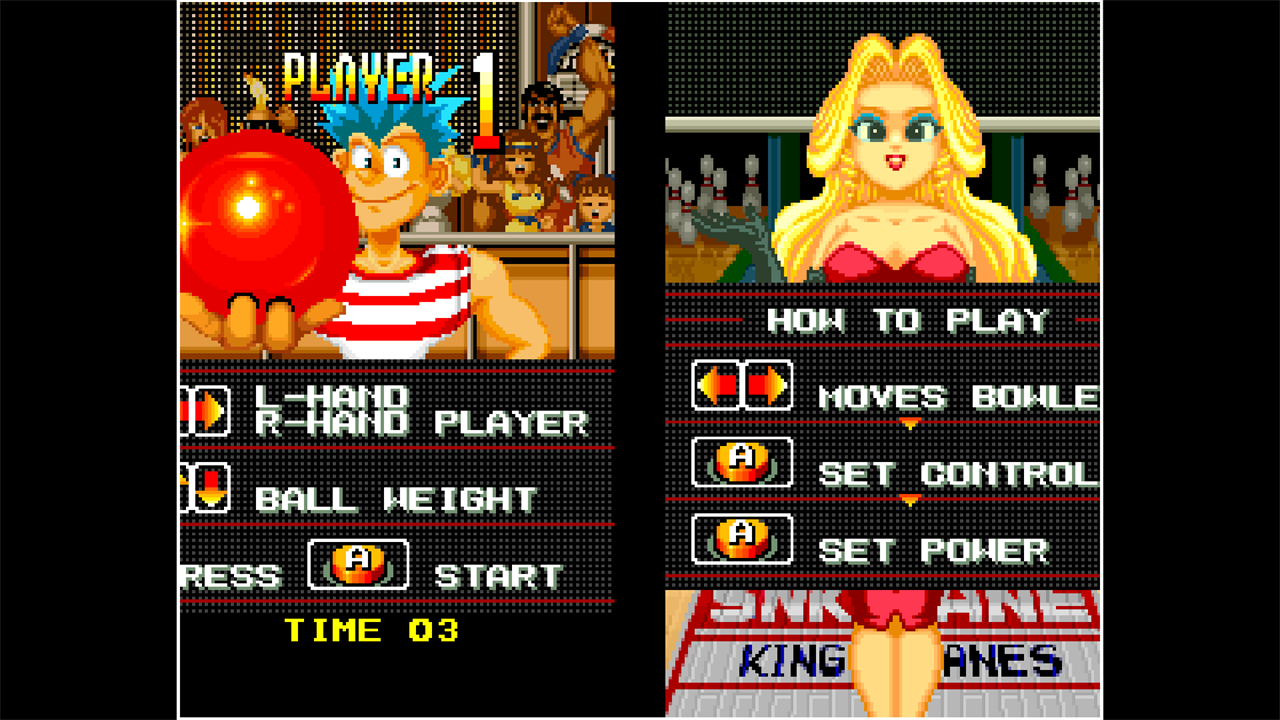 ACA NEOGEO LEAGUE BOWLING screenshot 2