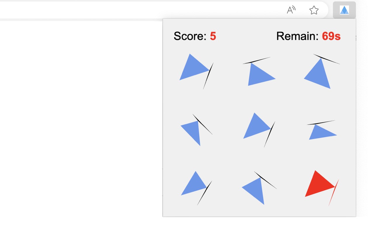 Triangle Match Game