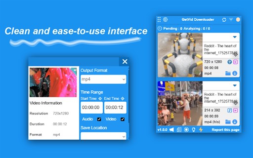 GetVid: Video Downloader for Edge & Chrome