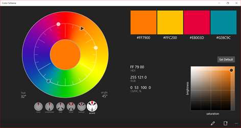 Color Scheme Screenshots 1