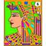 Egyptian Art Color By Number: History Coloring Sandbox