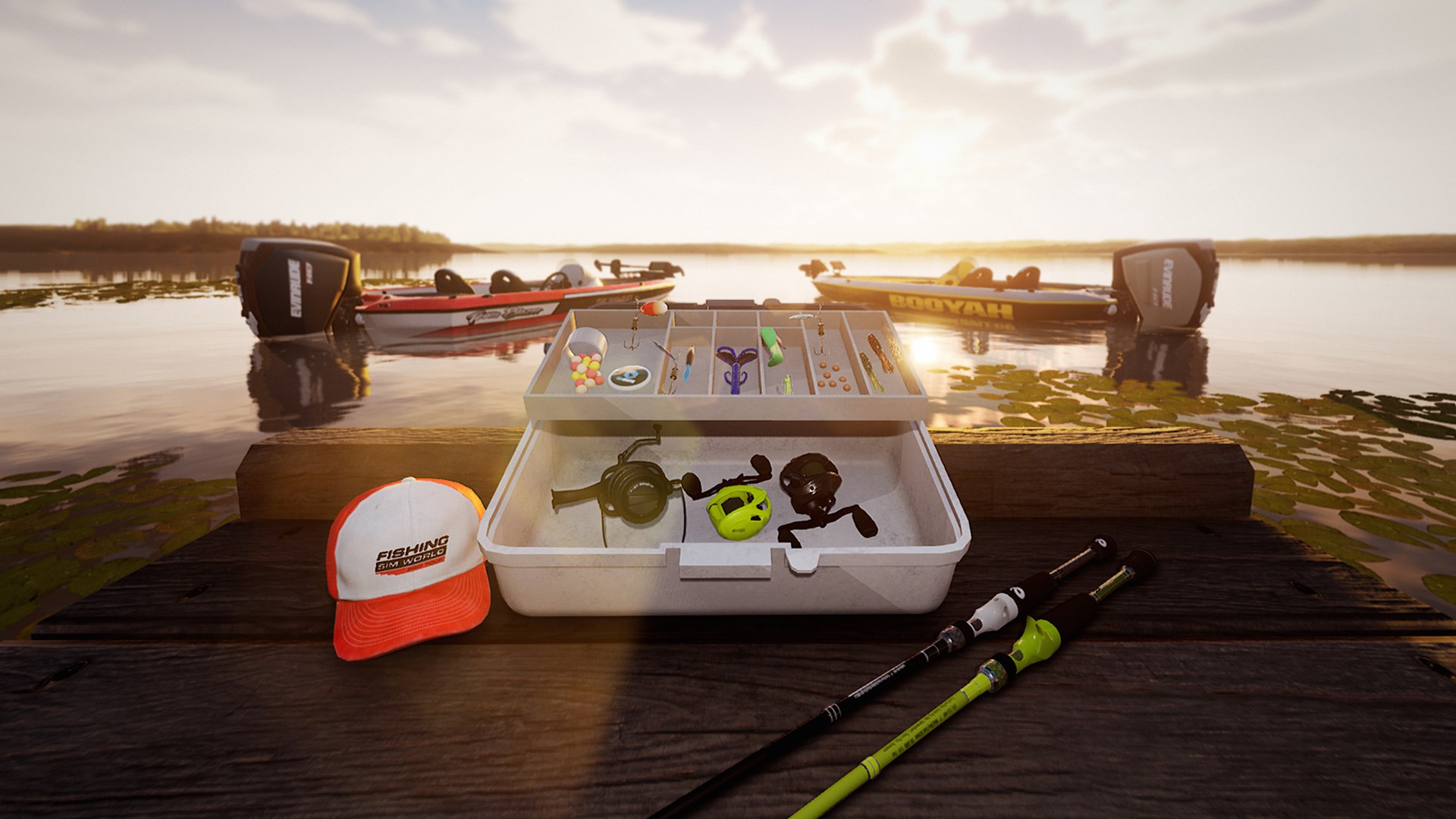 get them off the xbox and into the tackle box Pro Fishing Simulator One (Xbox One) : Video Games Fishing Simulator - Tackle Box