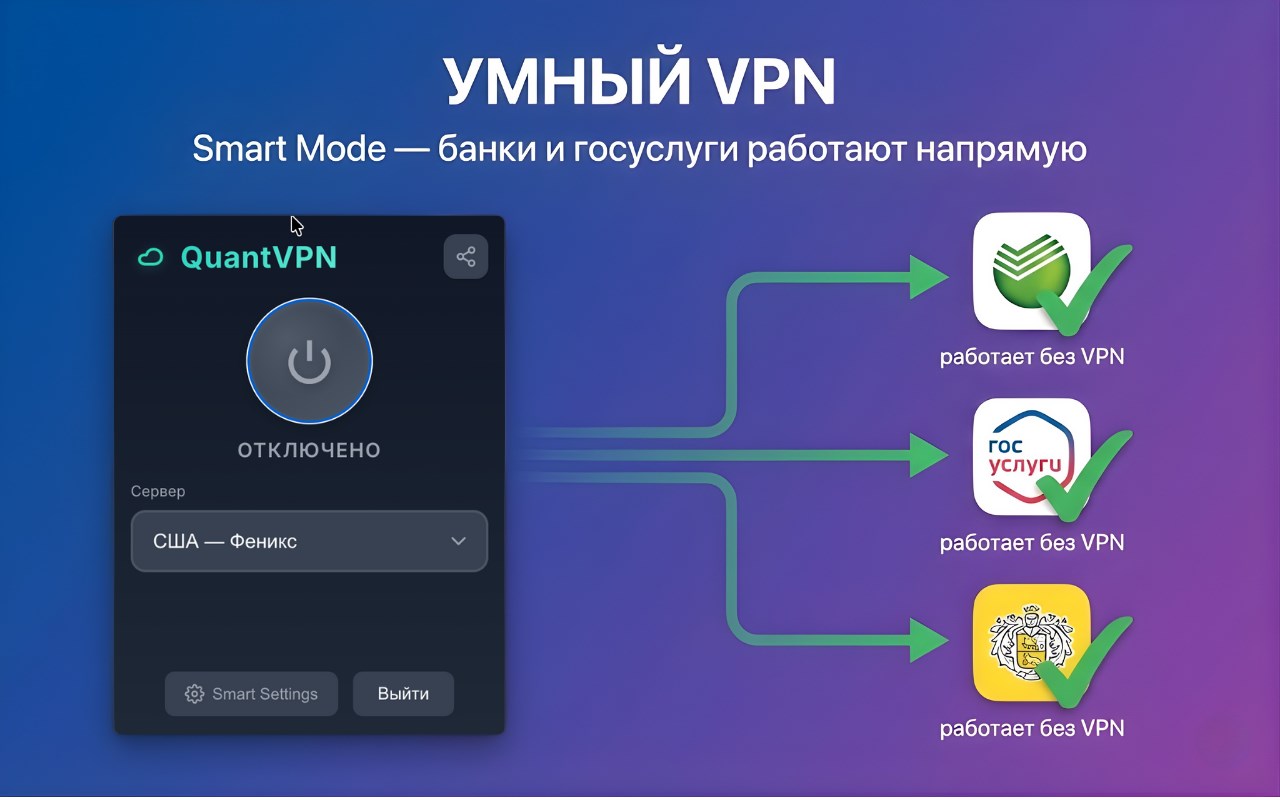 QuantVPN - Smart VPN for Browser
