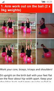 Ball Exercises for fit Pregnancy screenshot 2