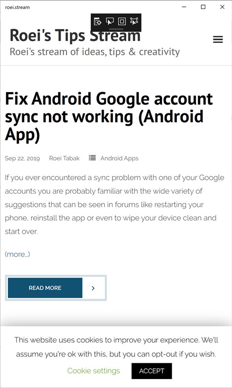 #2. roei.stream (Windows) Podle: Roei Tabak