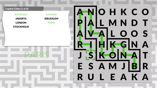 Word Maze by POWGI screenshot 2