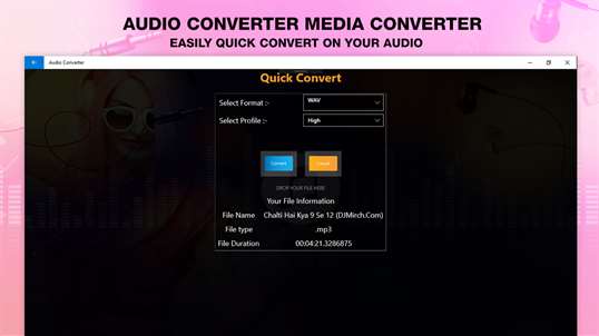 Audio Converter Media Converter - Mp3 Converter screenshot 1