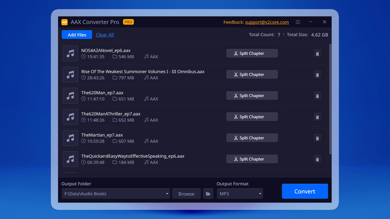 AAX Converter Pro - Audible Converter, AAX to MP3 screenshot