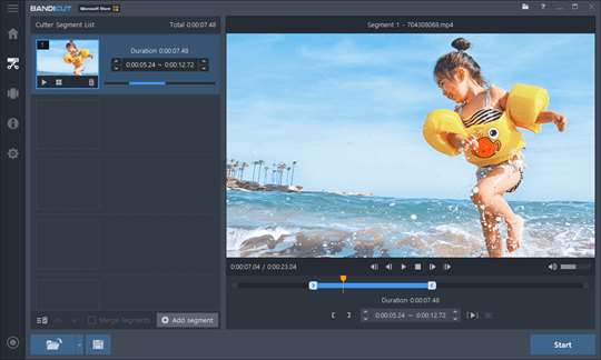 Bandicut Video Cutter (Free) screenshot 2