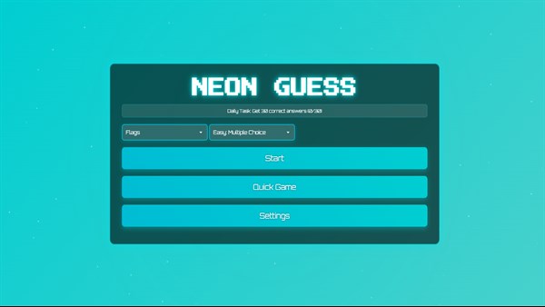 NeonGuess — 2