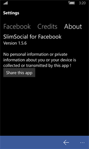 SlimSocial for Facebook screenshot 5