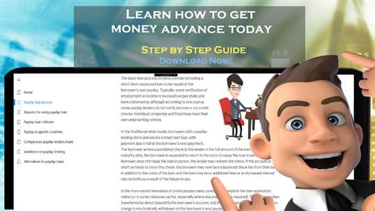 Payday advance - Payday loans guide early paycheck screenshot 2