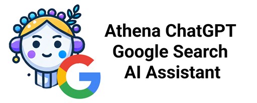 Athena ChatGPT Google Search AI Assistant marquee promo image