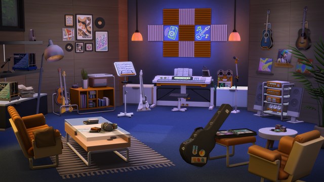The Sims 4 Music Den Kit + 200 Moola screenshot 1