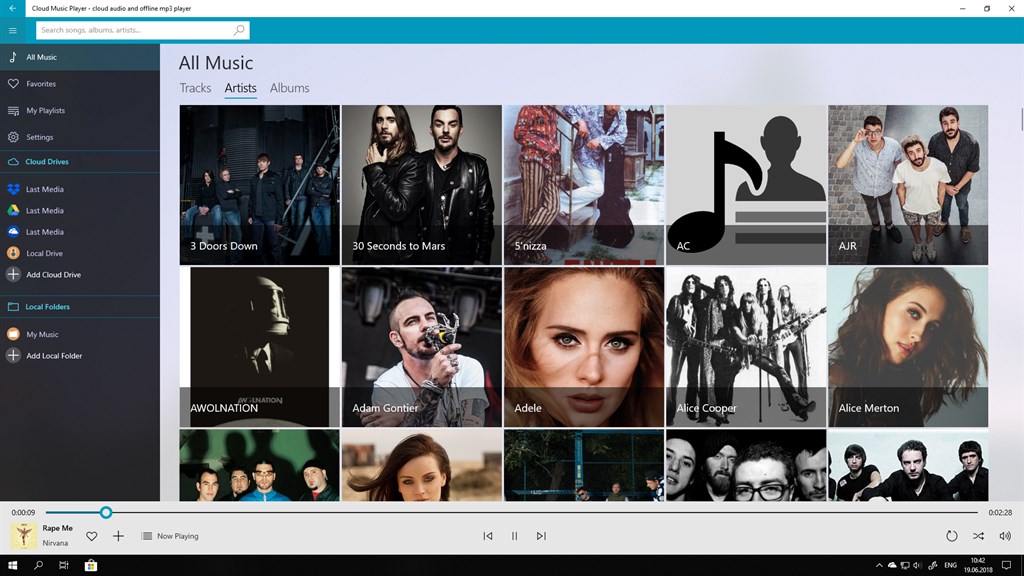 Cloud Music Player - cloud audio and offline mp3 player_3